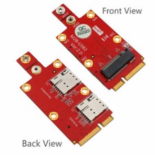 XT-XINTE M.2 Key B to Mini PCI-E Adapter with NANO SIM Card Slot for 3G/4G/5G picture