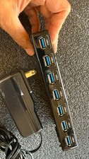 Startech.com 7 Port SuperSpeed USB 3.0 Hub ST7300USB3B Comes with Adapter picture
