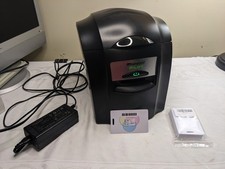 AlphaCard Pilot Color ID Card Printer, w/ 19 Blank ID Cards -- TESTED picture