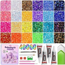 40000Pcs Resin Jelly Rhinestones for Bedazzling Kit picture