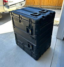 Pelican 14U 19in Rolling Rackmount Case 29in Deep Freestanding Rack picture
