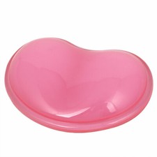 11.3cm Length Heart Shaped Silicone Hand Wrist Rest Pink for Mouse picture