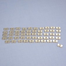 50 Leviton 2-Position Bridging Clips for Split M Phone Wiring Blocks 40067-BC picture