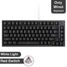 Ajazz AK820 Pro 75% RGB Mechanical Keyboard BT5.1/2.4G/USB-C Hot-Swap Knob picture