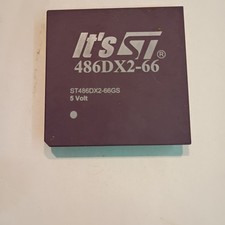 It's ST ST486DX2-66GS 486DX2-66 Rare Vintage Collectors CPU picture