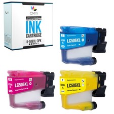 CMYi Compatible Black Color Ink Cartridges Lot fits Brother LC506XL MFC-J4355DW picture