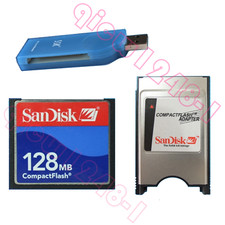 128MB CNC CF Compact Flash card+SSK USB2.0 Card reader +CF-PCMCIA Adapter FANUC picture