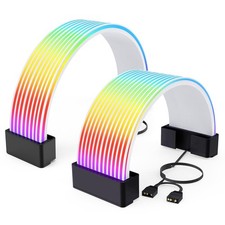 Auotac RGB Cables Cover Kit, Flex Power Cable Cover for 24Pin Motherboard and... picture