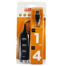 USB 2.0 Hi-Speed 4 Port Multi Hub Expansion Splitter For PC Laptop Notebook picture