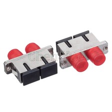 10pcs SC-FC UPC Female Metal Single Mode Duplex Fiber Coupler Flange Adapter picture