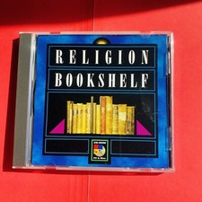 Religion BookShelf CD Rom PC Mac 1995 BeachWare King James Bible Quran B Of M picture