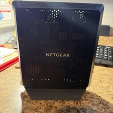 NETGEAR Nighthawk Dual Band AC1900 Cable Modem Router - Black (C6900-100NAS) picture