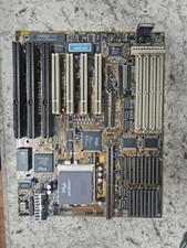 Retro Gaming Vintage ASUS P/I-P55TP4XE Socket 5 Motherboard + Pentium CPU - Good picture