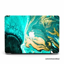 Abstract Liquid Sea Teal Marble Case For Macbook M5 Air 13 15 Pro 16 14 11 12 in picture