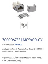 (25) Lot Of COMMSCOPE MGS400BH-270 GRAY CAT 6 Modular Jack RJ45 Port picture