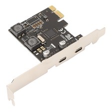 PCI E To Type C Expansion Card Super Speed 5Gbps 2 Ports Independent Intelligent picture