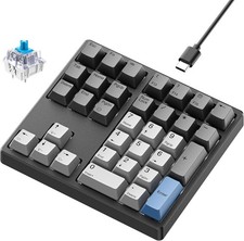 KISNT KN34 Wired Mechanical Number Pad 34 Keys Hot Swappable PBT (Blue Switch) picture