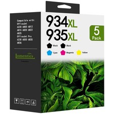 934XL 935XL Black/Color High Yield Ink Cartridges (5-Pack, picture