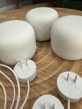 Google Wifi AC-1304 Mesh WiFi Router System 802.11ac, White, 3-Pack picture