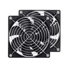 120mm DC 12V Cooling Fan 2 Pack 2 Pin High Performance Computer Fans picture