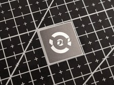 5 x Black & Silver Void Linux Stickers For The Computer Case picture