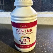 (1) Magrnta CenDale DTF Direct To Film Textile Ink 500ml 1 Bottle Total SEALED picture