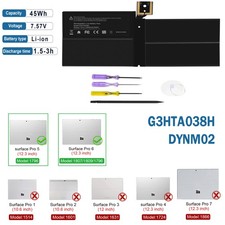 Battery G3HTA038H For Microsoft Surface Pro 5 Pro 6 1796 (2017 New Pro) /Cable picture
