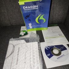 New (Open Box) Nuance Dragon NaturallySpeaking 12 Premium for Windows W/Mic picture