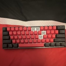 Kraken Pro 60 Wired Red/Black (missing 4 keys & one switch is chipped) picture