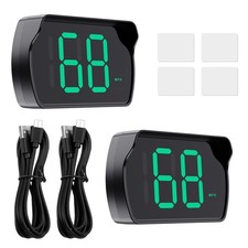 2 Pack GPS Digital Speedometer for Car MPH, Universal HUD Speed Meter with LE... picture