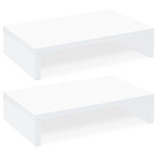 2 Pack 14inch Monitor Stand Riser for Computer/PC/TV /Laptops Desktop Organizer. picture