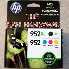 4-PACK HP GENUINE 952XL BLACK & 952 COLOR INK (RETAIL BOX) * * * * *  (07/2027+) picture