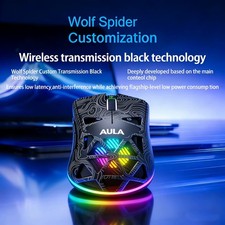 AULA SC620 Wireless Gaming Mouse 2.4G/USB-C/Bluetooth 5.3 12000 DPI RGB picture