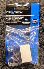Commercial Electric White In-Line Ethernet Cord Coupler / 0000-189-846 / NEW picture