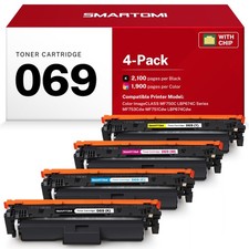 069 Toner Cartridges Set 4 Pack Replacements for Canon 069 MF751Cdw picture