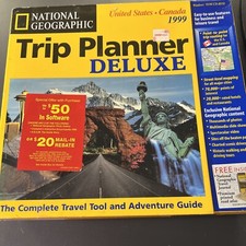 National Geographic Trip Planner Sealed Deluxe Windows 95/98 CD-ROM picture