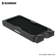 Barrow Black Dabel 240mm Red Copper Radiator High Performance DABEL-28B 120mm x2 picture