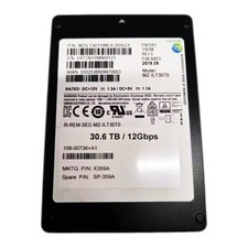 NETAPP MZILT30THMLA-00AG3 X359A 30.6TB 12Gbps 108-00736+A1 PM1643 2.5 in SAS SSD picture