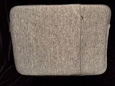 Zip Tech Case Laptop Sleeve Protector Gray Neoprene Shell picture