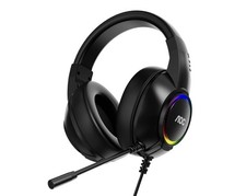 Gaming Headset RGB Lighting Adjustable Boom Mic AOC ACG2510 USB Over-Ear picture