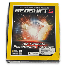 National Geographic Redshift 5 Planetarium SW PC Win 2 CD Gold Ed Made in USA picture