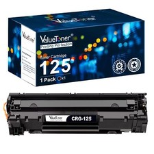 Valuetoner Compatible Toner Cartridge Replacement for Canon 125 Black Toner C... picture