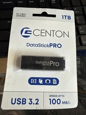 Centon DataStick Pro 1TB USB 3.2 Flash Drive 100MB/s Black C1-U3P6-1T - New picture