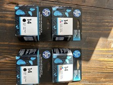 HP 14 Black and Tri-color Ink Cartridge Set, New and Sealed picture