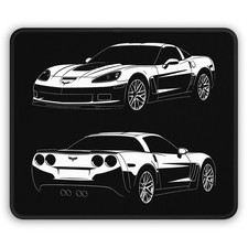 2005–2013 Chevrolet Corvette (C6) Mouse Pad - Desk Pad Gift picture