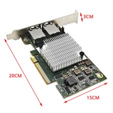 For Intel X540-T2 X540-AT2 10G PCI-E Dual RJ45 Ports Ethernet Network Adapter picture