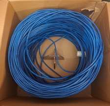 YFC-Boneagle CAT5 Ethernet Cable 750 Ft UTP Solid CAT5E Gigabit ETL 24AWG *READ* picture