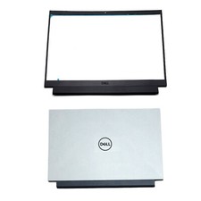 New 0W9XD4 W9XD4 For Dell G15 5510 5511 5515 LCD Rear Back Cover White+ Bezel US picture