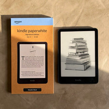Amazon Kindle Paperwhite Signature Edition (12th Gen) - 32GB - Metallic Black picture