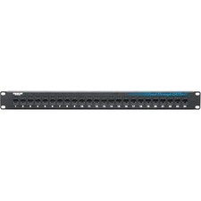 Black Box Feed-Through 24 Port Cat 5e Network Patch Panel picture